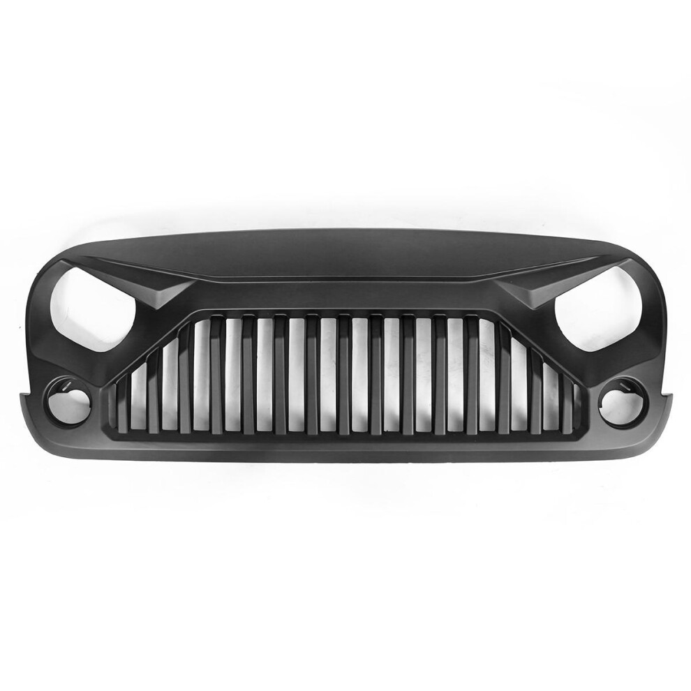 Front Hood Grille For Jeep Wrangler 2007-2017 Black 4250937560115