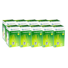 (10 Pack) LED Filament Light Bulb A60 GLS Traditional Bulb B22 Bayonet 10.5w equiv brightness 150w Warm White 2700K Energy Saving