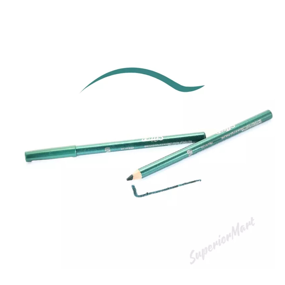 Saffron Eyeliner Pencil Soft Kohl Kajal Eye Liner Forest Green