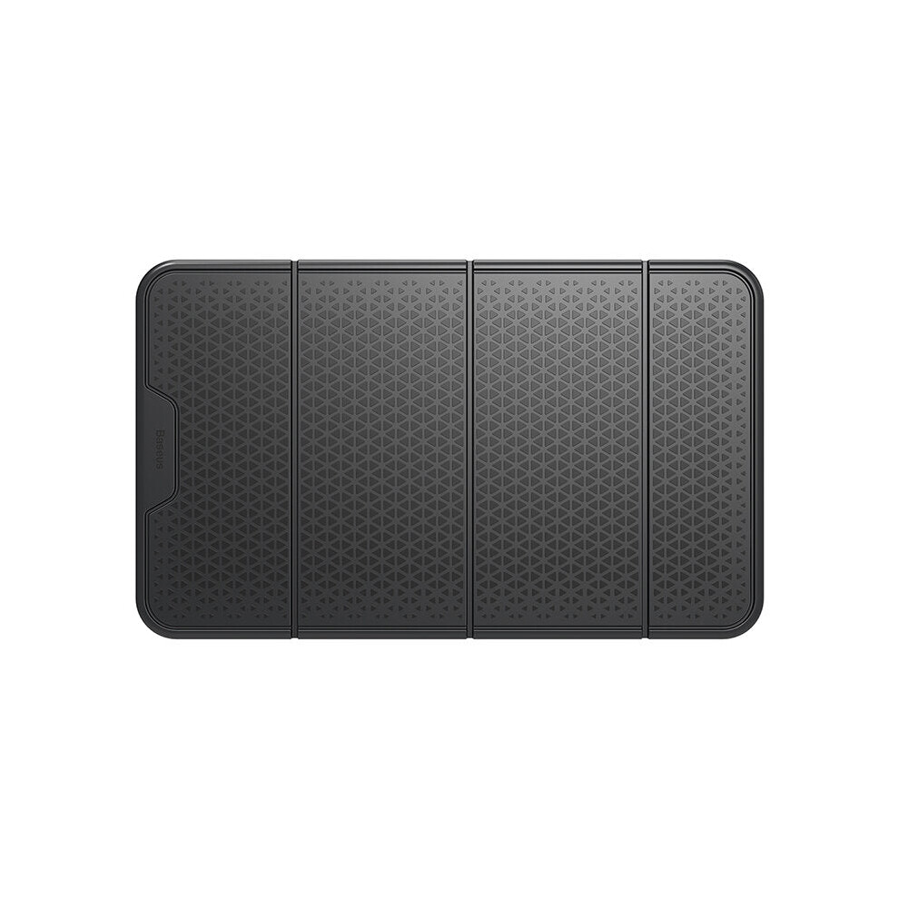 (Black) Car Dashboard Holder Nano Powerful Sticky Foldable For Huawei Mobile Phone Black 3654657938253
