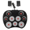 Portable Electronics Drum Set Roll Up Drum Kit 9 Silicone Pads USB Powered with Foot Pedals Drumsticks USB Cable 2