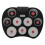 Portable Electronics Drum Set Roll Up Drum Kit 9 Silicone Pads USB Powered with Foot Pedals Drumsticks USB Cable 1