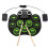 (White) Portable Hand Roll Electronic Drum Flash Bluetooth Drum Set with Built-in Lithium Battery Speaker 3