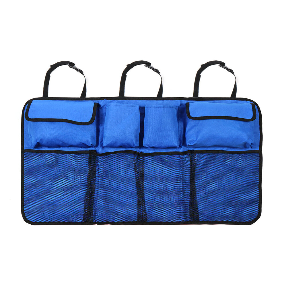 ( Blue) Universal Auto Car Trunk Seat Back Organizer Rear Storage Bag Mesh Net Pocket Dark/Blue 4250937611060