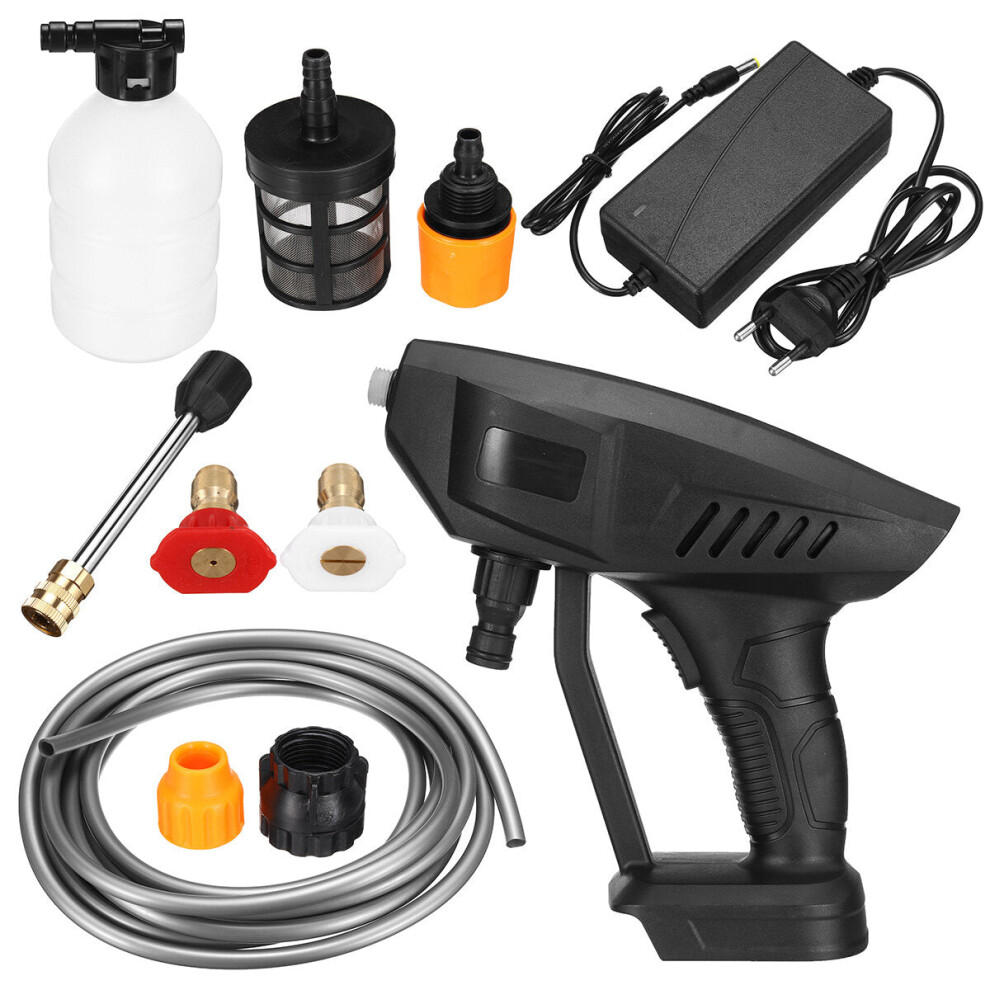 (Without Battery) 388VF High-pressure Water Pump Car Waher Guns Portable Cordless Electric Sprayer Cleaner Tools