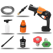 (Without Battery) 24V 300W Cordless High Pressure Washer 1000mAh Car Washing Machine Spray Guns Water Cleaner W/ Battery For Makita