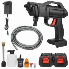 (Two Batteries) High Pressure Cordless Car Washer Spray Guns Water Cleaner For Makita 18V Battery