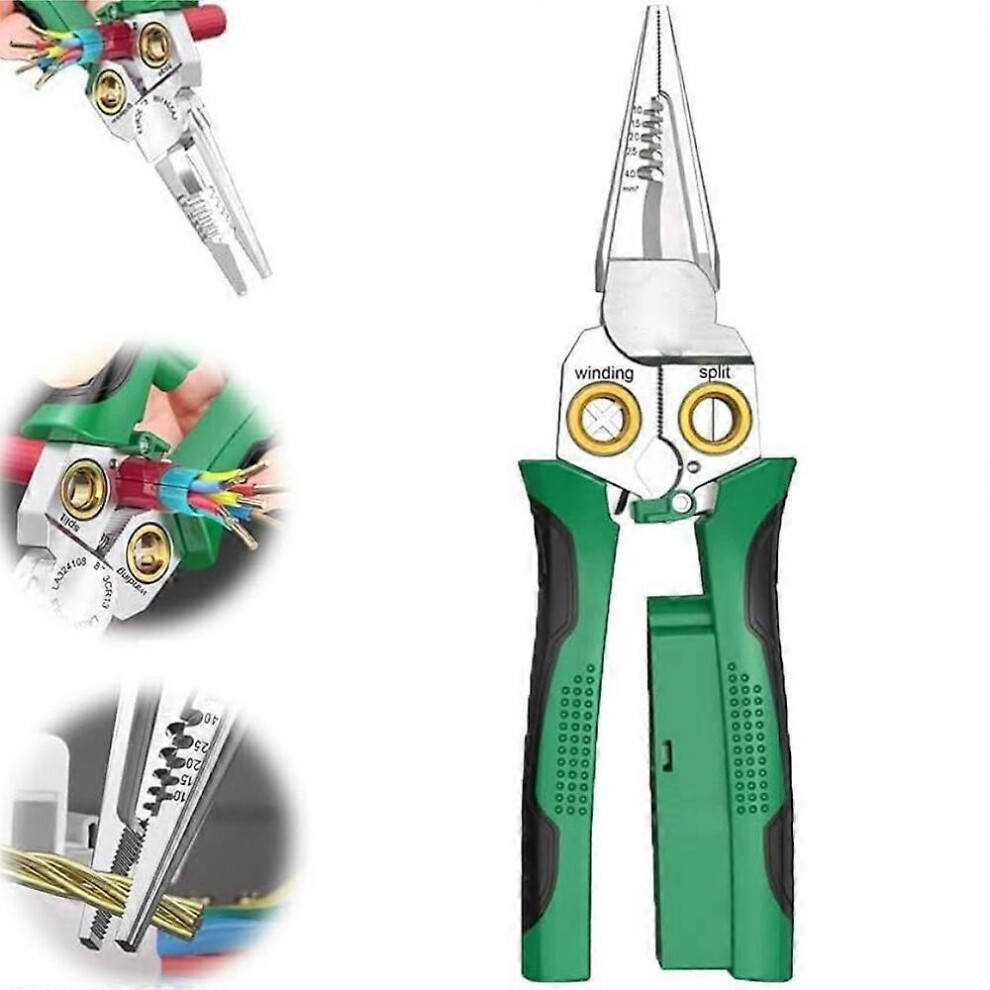 (8 In 1) 8 In 1 Multi-Function Wire Stripping Pliers, Professional Wire Stripping Tool 3247719445006