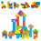 100 Pack EVA Foam Building Blocks Educational Pre School Toy 9