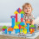 100 Pack EVA Foam Building Blocks Educational Pre School Toy 4