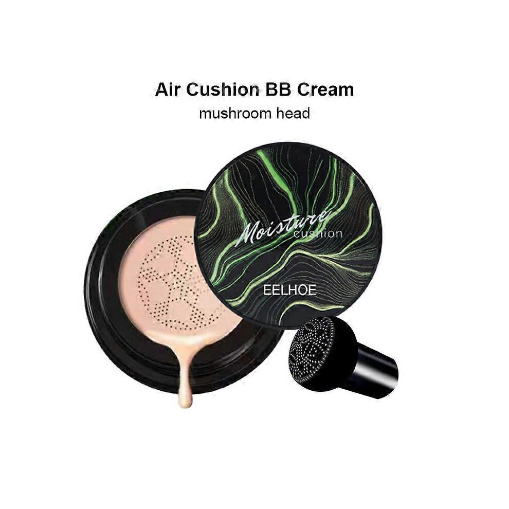 (Ivory white) NEW Mushroom Head Air Cushion Cc Cream Moisturizing Foundation Concealer Whitening Oil-control Makeup Cosmetics Bb Cream Makeup
