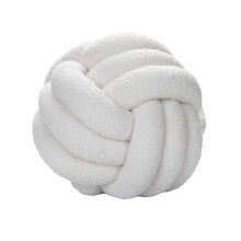 (Milk White) Knot Pillow Ball Round Throw Pillows Home Decor Cushion Decorative Aesthetic Throw Pillows