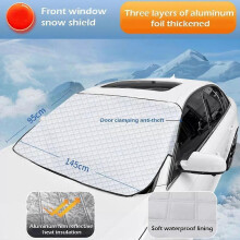 (c) Front Car Snow Frost Cover Windshield Outdoor Waterproof Winter Automobiles