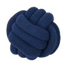 (Navy Blue) Knot Pillow Ball Round Throw Pillows Home Decor Cushion Decorative Aesthetic Throw Pillows