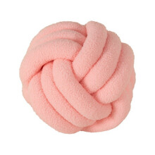 (Light Pink) Knot Pillow Ball Round Throw Pillows Home Decor Cushion Decorative Aesthetic Throw Pillows