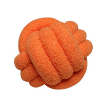 (Orange) Knot Pillow Ball Round Throw Pillows Home Decor Cushion Decorative Aesthetic Throw Pillows