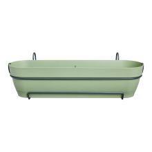 ELHO Balconera Vibia Campana Allin1 70 - L 70 x W 26 x H 17 cm - Balcón - 100% reciclado - Verde