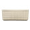 Jute Small Basket Off White Durable Plastic Compact Storage for Home Office Use 1