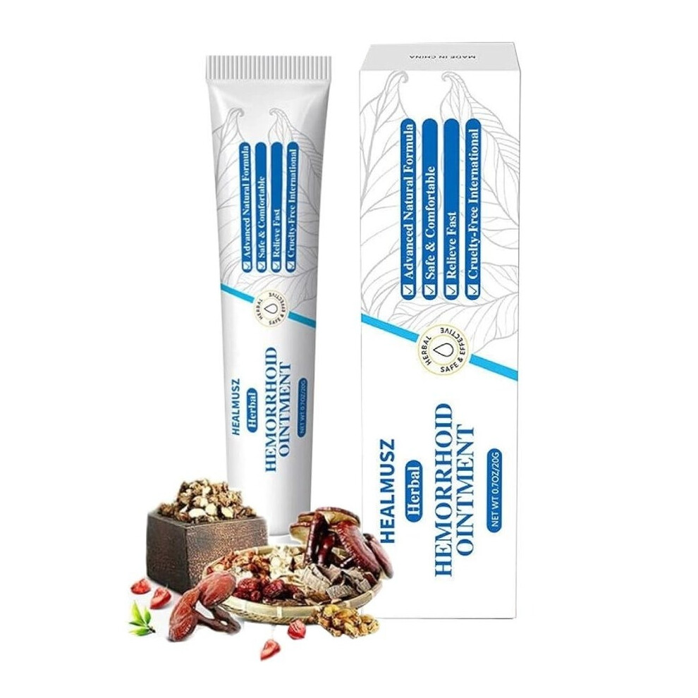 HEALMUSZ Ointment Hemorrhoid Treatment Hemorrhoid and Fissure Ointment Fast Relief Hemorrhoid Cream Healing Formula Fast Acting Treatment  20g