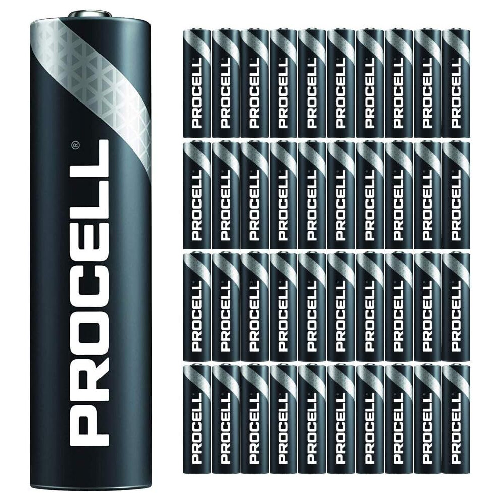 40 Pack - Duracell Procell AAA Batteries | 1.5V Industrial Power Alkaline Battery | Home or Office Use | Car Air Freshener Promo Pack