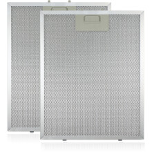 Metal Grease Mesh Filter for CDA Cooker Hood, Pack of 2, 320 x 260mm, Silver, Washable