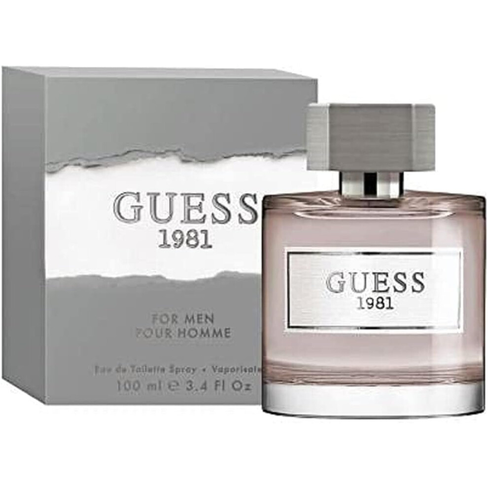Guess 1981 For Men Pour Homme Eau De Toilette 100ml Spray-image-OPC-PFXGJYQ-NEW