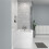 NES Home Modern Bathroom L-shape Shower Right Hand Bath Screen And Front Panel 9