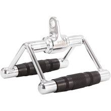 GYM MASTER Triangle Seated Row Cable Crossover V Handle Textured Grip Attachment