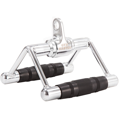 GYM MASTER Triangle Seated Row Cable Crossover V Handle Textured Grip Attachment