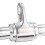 GYM MASTER Triangle Seated Row Cable Crossover V Handle Textured Grip Attachment 2