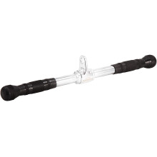 GYM MASTER Revolving Straight Bar Cable Attachment Textured Grip Curl Multi Gym