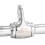 GYM MASTER Revolving Straight Bar Cable Attachment Textured Grip Curl Multi Gym 6