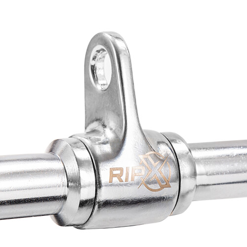 RIP X Triangle Seated Row Bar Cable Crossover V Handle Textured Grip Attachment 1