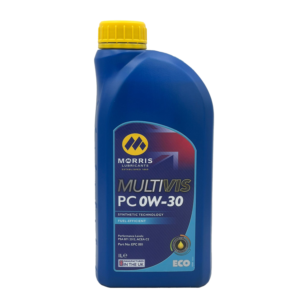 Morris 0W-30 Fully Synthetic Engine Oil Bluehdi Psa B71 2312 Acea C2 1L 5024536043794