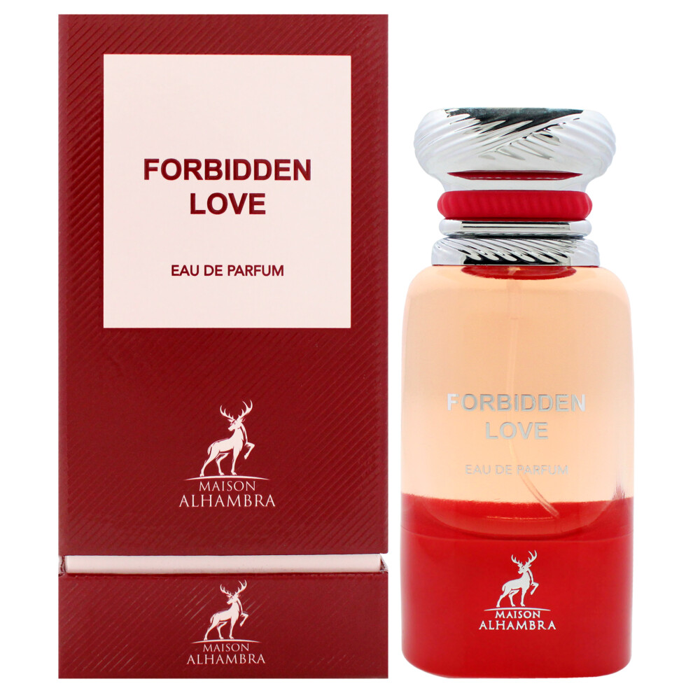 Maison Alhambra Men's Forbidden Love By For - 2.7 Oz Edp Spray