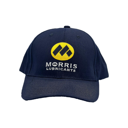 Morris Lubricants Race Cap - Official Branded Baseball Hat Adjustable Strap Blue