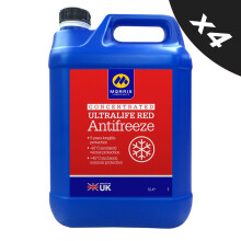 MORRIS Ultralife Red Antifreeze Coolant G12 Concentrated Longlife OAT Fluid 4x5L