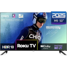 50 inch 4K Smart TV, QLED TV, Roku TV, 4K UHD, HDR10 HLG, Dolby Audio, Works with Alexa, DVB-T2/T/C/S/S2, Support Apple Air-Play, HDMI2.1, USB2.0