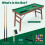 Costway Folding Pool Table Set Portable Billiards Table Game w/ Foldable Legs 5