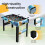 Costway 94cm Foosball Table Tabletop/Freestanding Soccer Game Table with Removable Legs 9