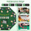 Costway 8 Player Foldable Texas Holdem Poker Table Topper with Carrying Bag 5