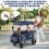 Costway Twin  Baby Double Stroller Wagon  Push Pull Stroller Wagon Adjustable Handle Bar 4