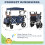 Costway Twin  Baby Double Stroller Wagon  Push Pull Stroller Wagon Adjustable Handle Bar 2