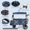 Costway Twin  Baby Double Stroller Wagon  Push Pull Stroller Wagon Adjustable Handle Bar 5