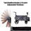 Costway Twin  Baby Double Stroller Wagon  Push Pull Stroller Wagon Adjustable Handle Bar 9