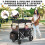Costway Twin  Baby Double Stroller Wagon  Push Pull Stroller Wagon Adjustable Handle Bar 4