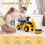 Costway Ride on Road Roller Toddler Ride on Car with Adjustable Roller 9