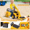 Costway Ride on Road Roller Toddler Ride on Car with Adjustable Roller 8