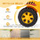 Costway Ride on Road Roller Toddler Ride on Car with Adjustable Roller 7