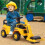 Costway Ride on Road Roller Toddler Ride on Car with Adjustable Roller 3